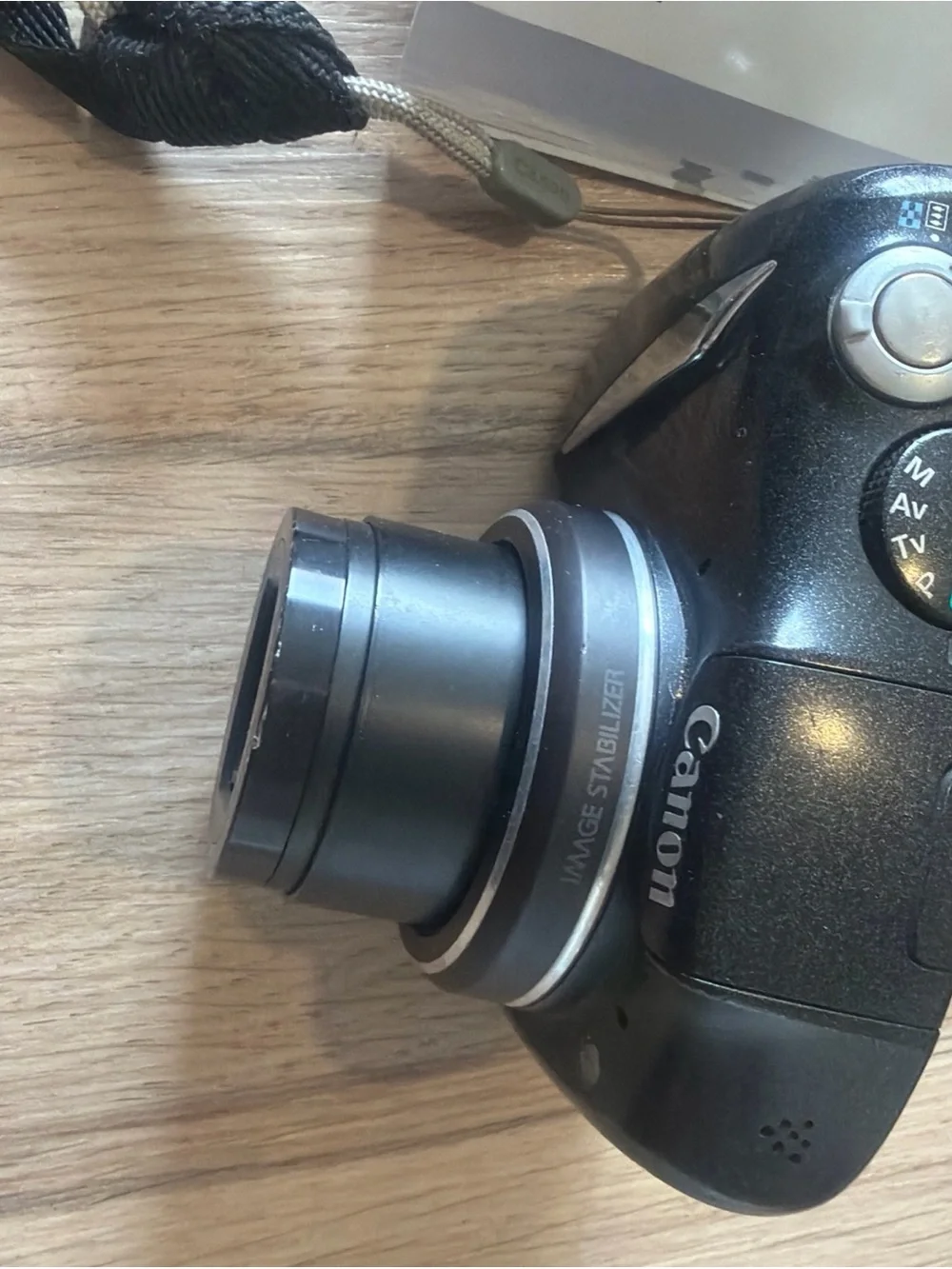 Canon SX130 IS Black Digital Compact Camera with Zoom Lens 12.1 megapixels